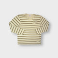 Camp David beige striped long-sleeve sweater with Redwing Cargo embroidery