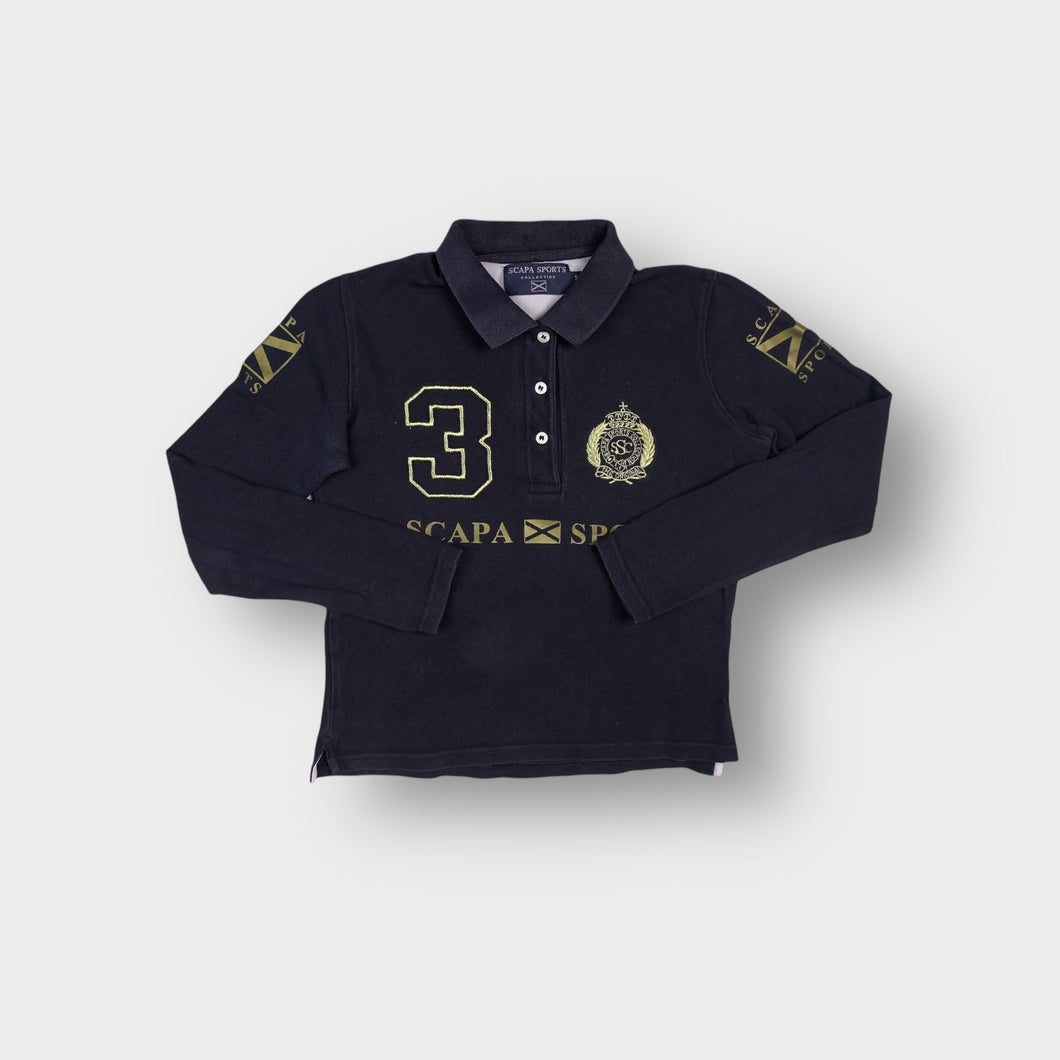 Vintage Scapa Sports Polosweater |  Wmns S