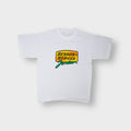 Benson & Hedges Jordan crew neck T-Shirt in white with yellow chest graphic print