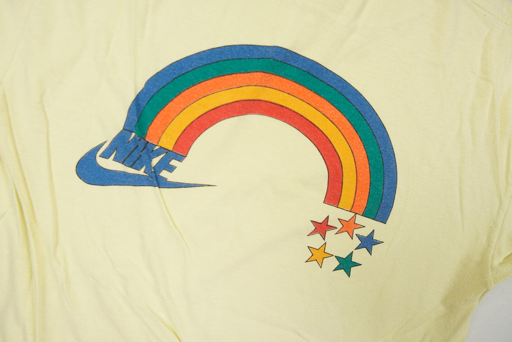 Vintage Nike 70er Regenbogen T-Shirt | S