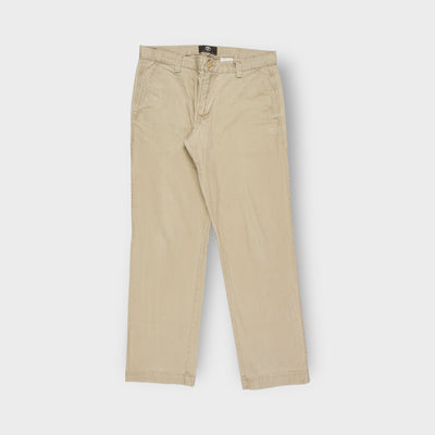 Timberland beige trousers with straight legs and side slant pockets