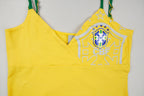 Vintage Nike Brasilien T-Shirt | Damen L