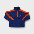 Nike windbreaker jacket in blue and orange featuring large back logo print