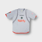 Diadora grey Hannover 96 football jersey with TUIfly print on the chest