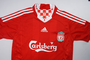 Vintage Adidas 08-10 FC Liverpool Jersey | Wmns S / Men's XS