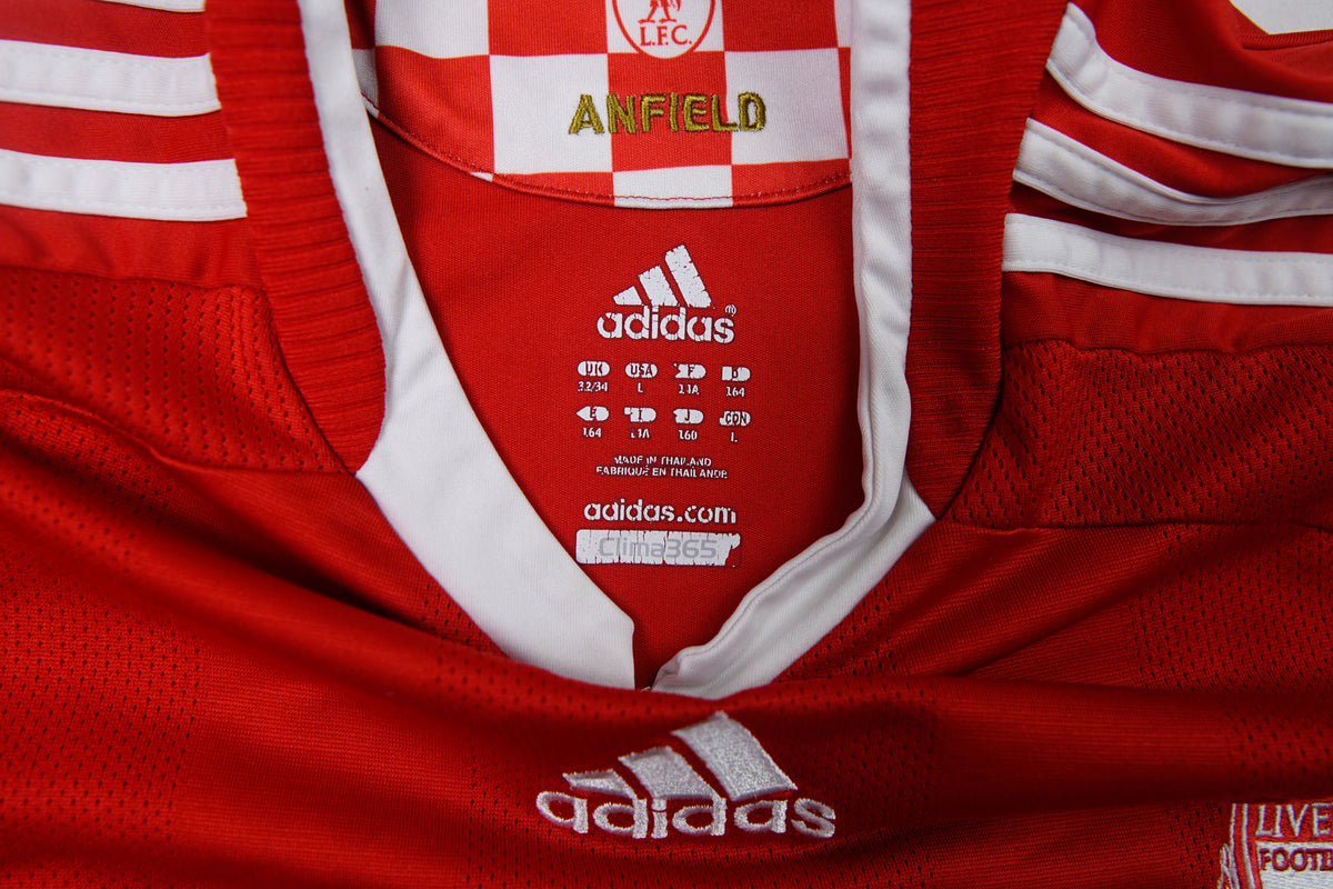 Vintage Adidas 08-10 FC Liverpool Jersey | Wmns S / Men's XS