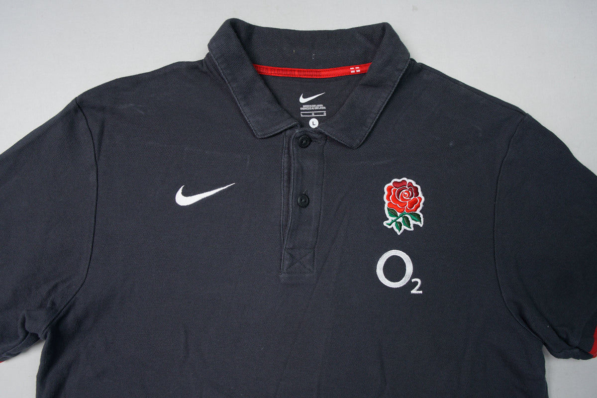 Nike England Rugby Poloshirt | L