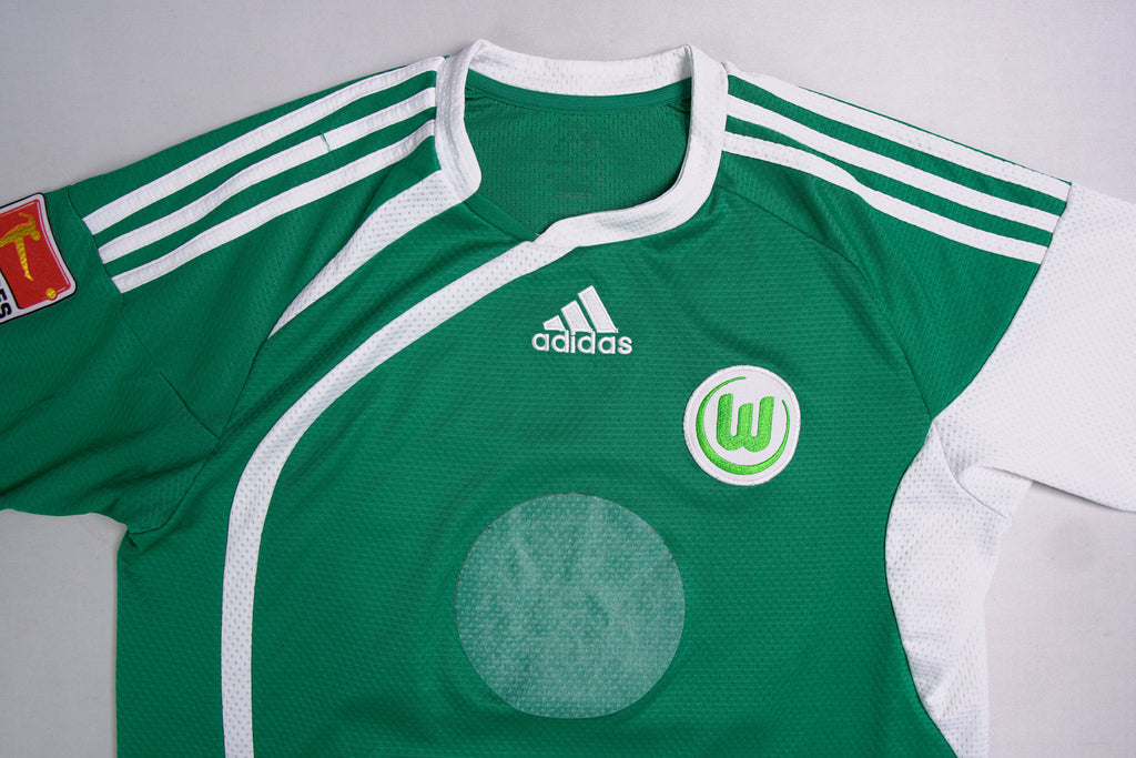 Adidas VFL Wolfsburg 09-10 Grafite Jersey | XS