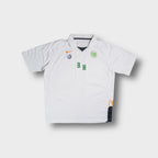 Nike VfL Wolfsburg shirt in white featuring embroidered logos and club crest
