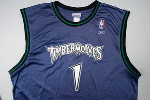 Vintage Reebok Timberwolves Jersey | XL