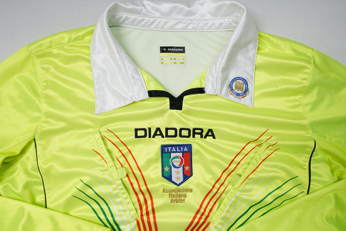 Vintage Diadora Italia Schiedsrichtertrikot 11/12 | M