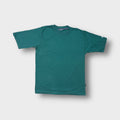 Green Adidas T-Shirt with ribbed crew neck and branded inner neck tape