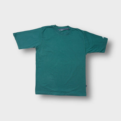 Green Adidas T-Shirt with ribbed crew neck and branded inner neck tape