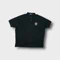 Ralph Lauren black short-sleeve polo shirt with an embroidered Guards Polo Club crest