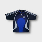 Blue Adidas Hagunda IF floorball jersey with club crest and embroidered chest logo