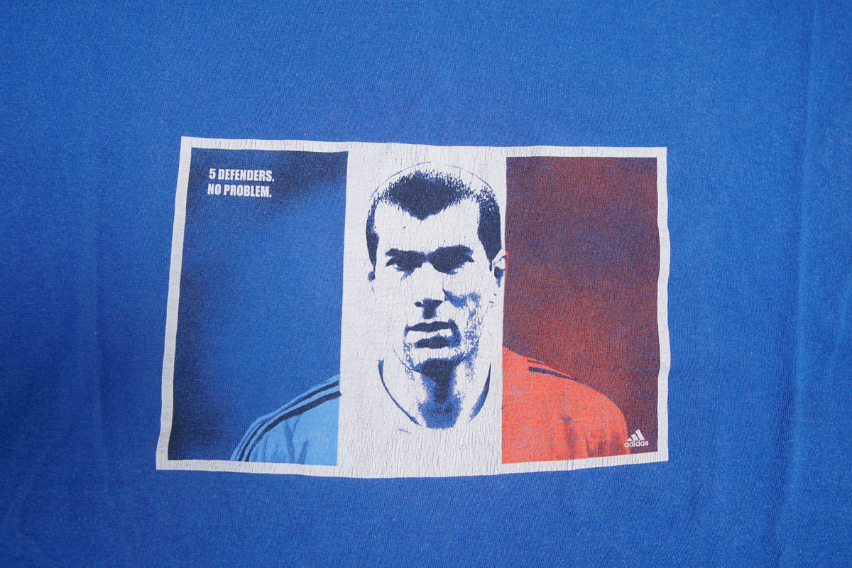 Vintage Adidas Zidane T-Shirt | S
