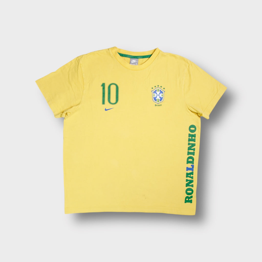 Vintage Nike Brasil Ronaldinho T-Shirt | M