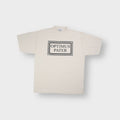 Past Times T-Shirt in beige with a black Optimus Pater chest print
