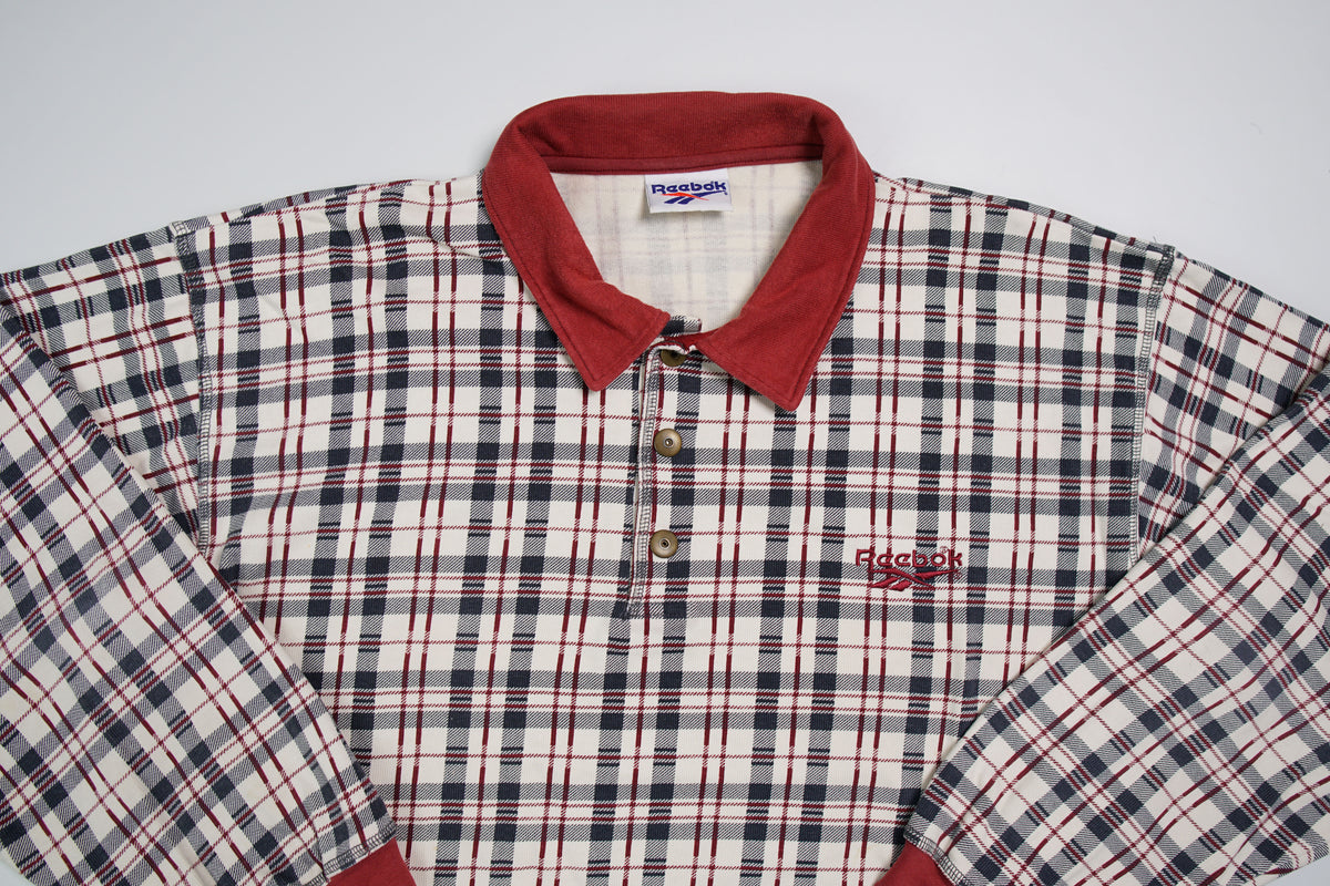 Vintage Reebok Polopullover | XXL