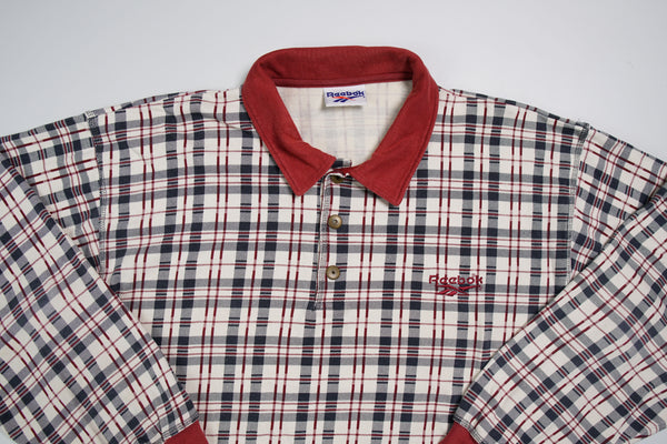 Vintage Reebok Polopullover | XXL