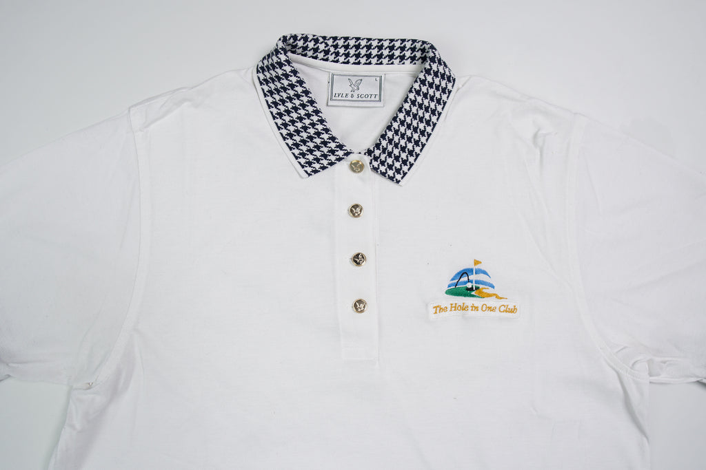 Vintage Lyle&Scott "The Hole in One Club" Poloshirt | L