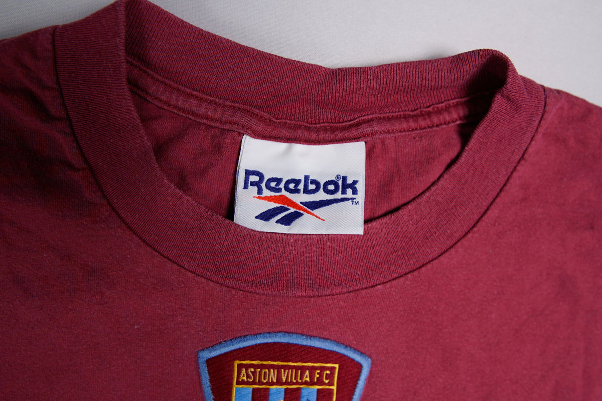Vintage Reebok Aston Villa T-Shirt | XL