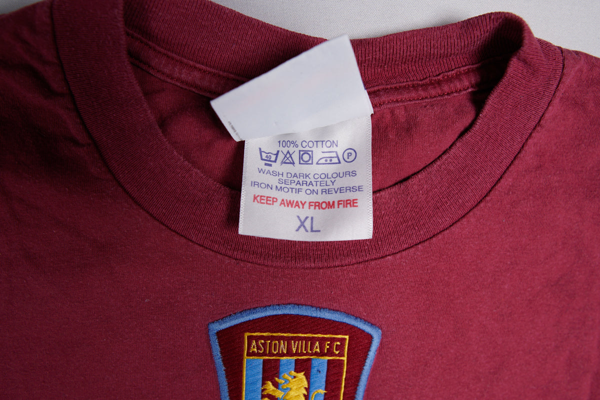 Vintage Reebok Aston Villa T-Shirt | XL