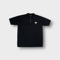 Hard Rock Cafe polo shirt in black with embroidered Dublin logo on the chest