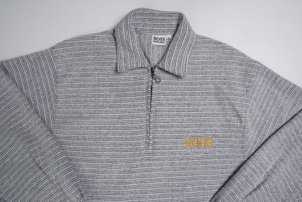 Vintage Hugo Boss Polosweater | L