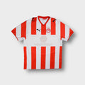Puma Olympiakos jersey in white and red with embroidered club crest and stars