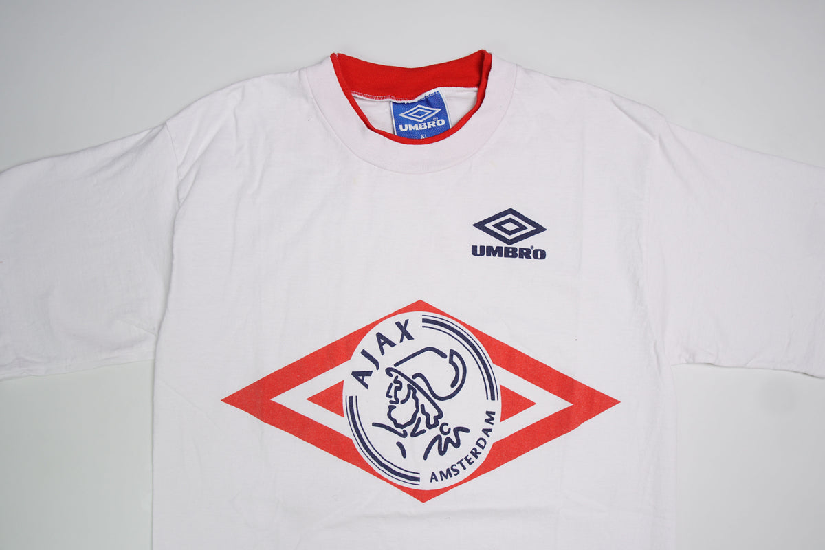 Vintage Umbro Ajax Amsterdam T-Shirt | L