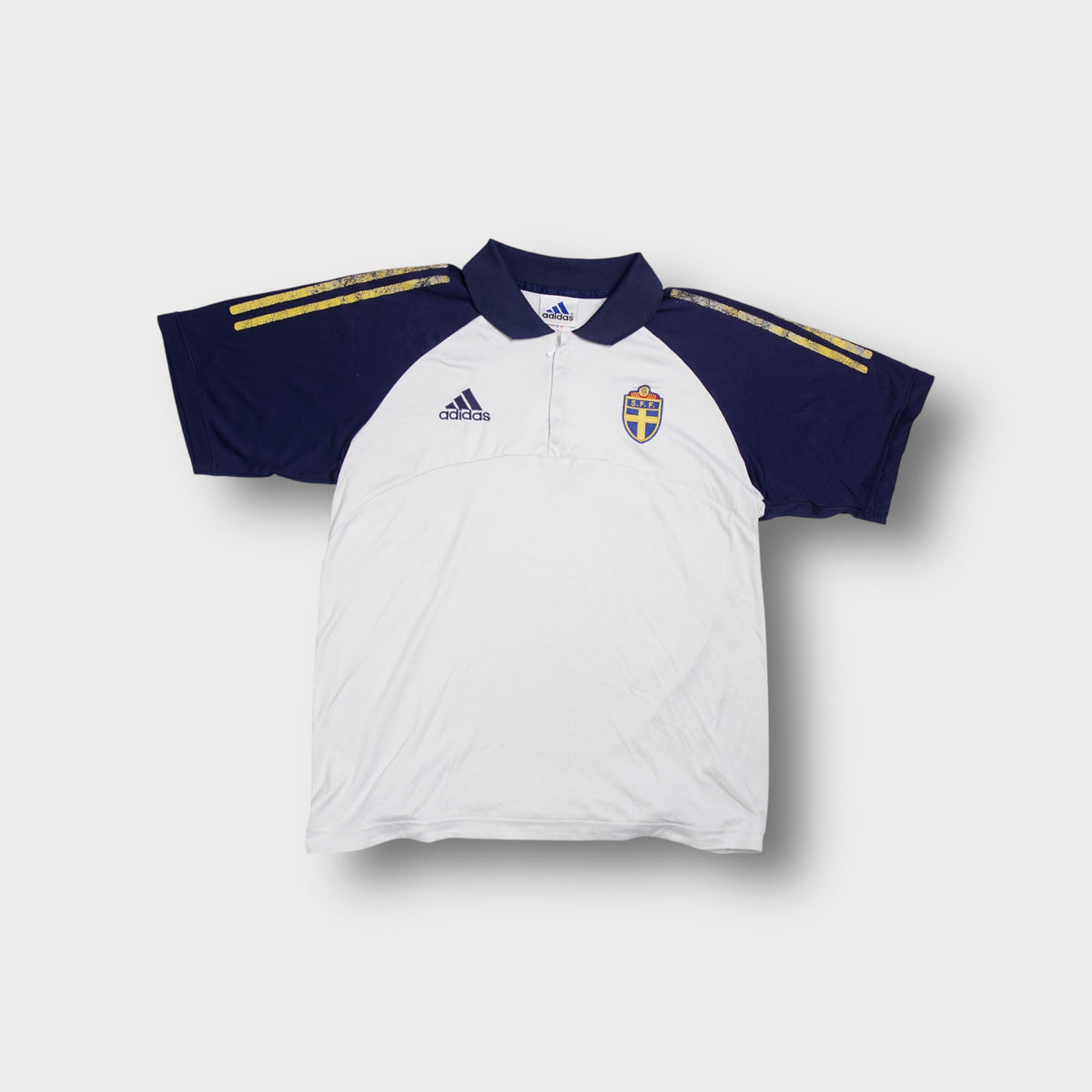 Vintage Adidas Sweden Poloshirt | M