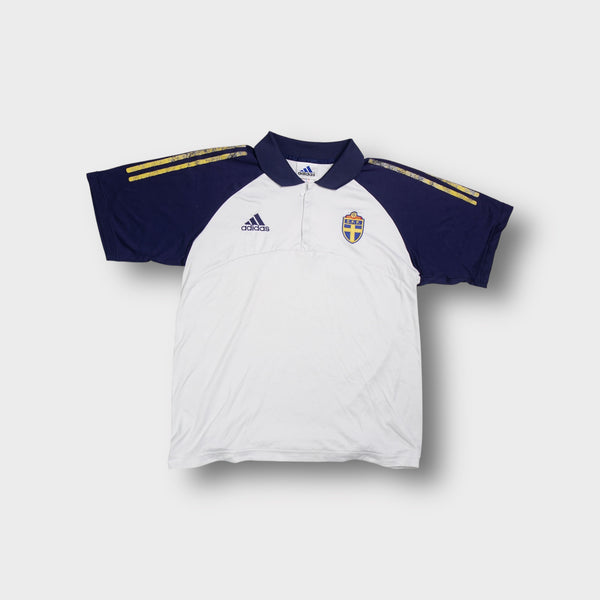 Vintage Adidas Sweden Poloshirt | M