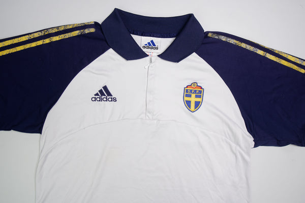 Vintage Adidas Sweden Poloshirt | M