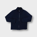 C.P. Company shirt in navy blue with a full zip closure and high collar