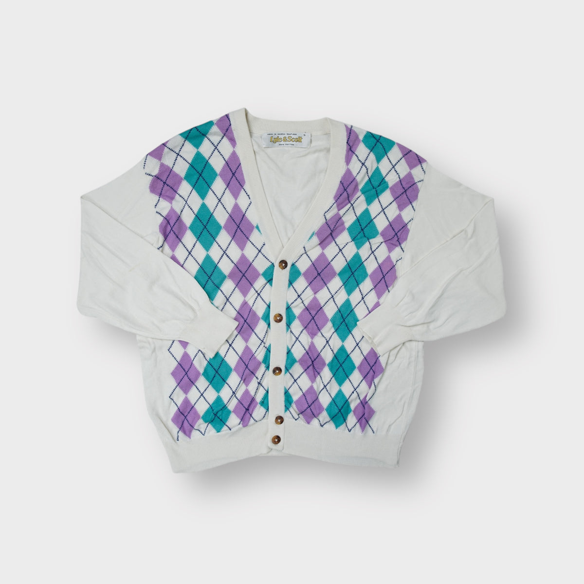 Vintage Lyle&Scott Strickjacke | Damen S / Herren XS