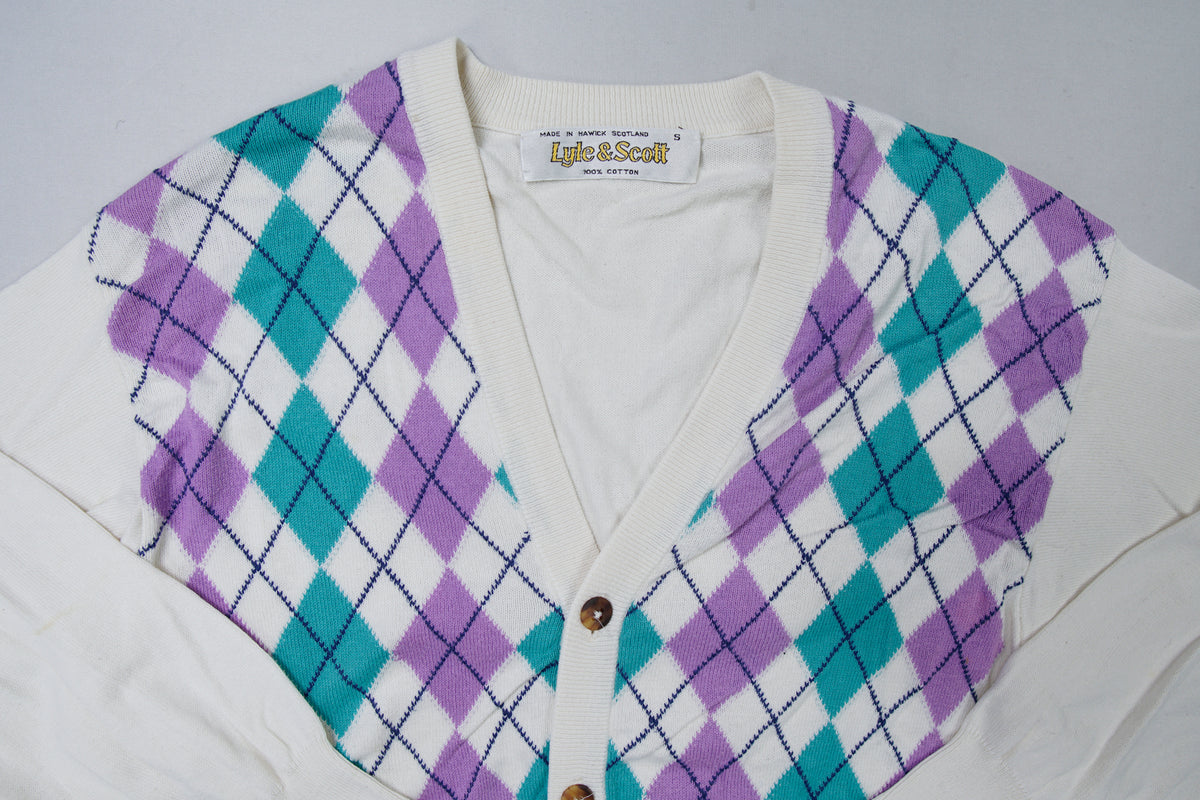 Vintage Lyle&Scott Strickjacke | Damen S / Herren XS