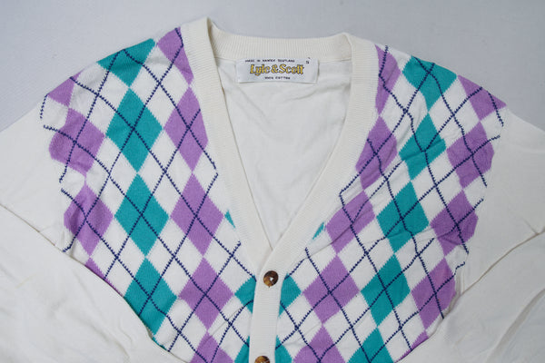 Vintage Lyle&Scott Strickjacke | Damen S / Herren XS