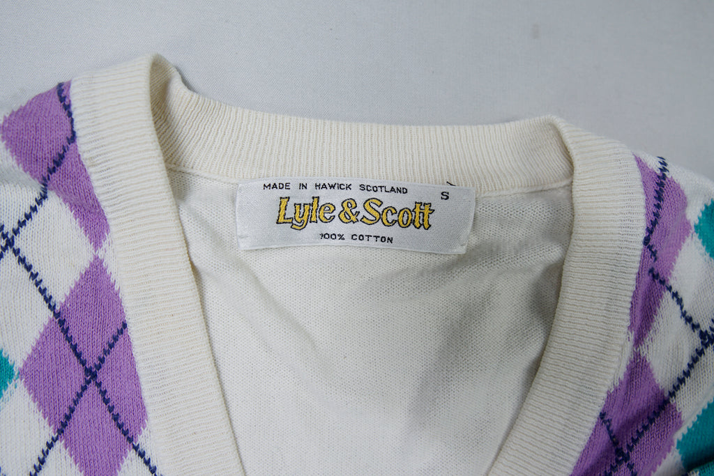Vintage Lyle&Scott Strickjacke | Damen S / Herren XS