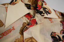 Load image into Gallery viewer, Vintage Mercedes Pattern Shirt | M