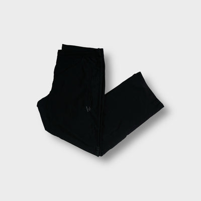 Bruno Banani black trackpants with small embroidered bb logo near the front pocket
