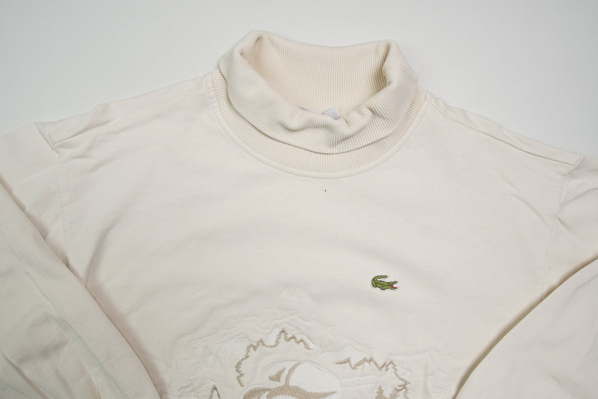 Vintage Lacoste Turtleneck Sweater | Wmns M / Men's XS