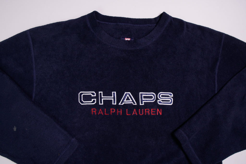 Vintage Chaps Ralph Lauren Fleece Sweater | XL