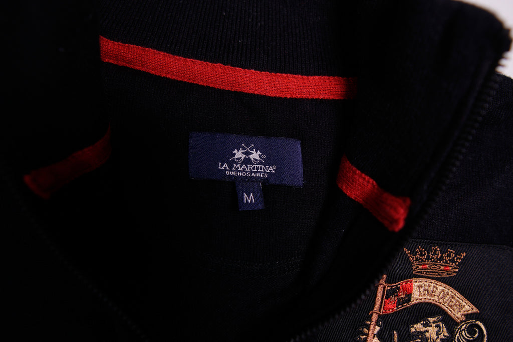 La Martina Half-Zip Knit Sweater | M