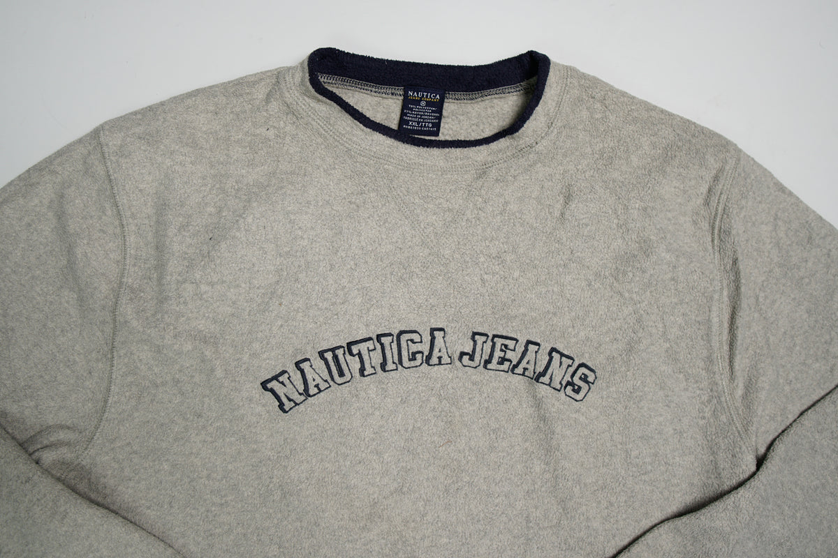 Vintage Nautica Jeans Fleecesweater | XXL