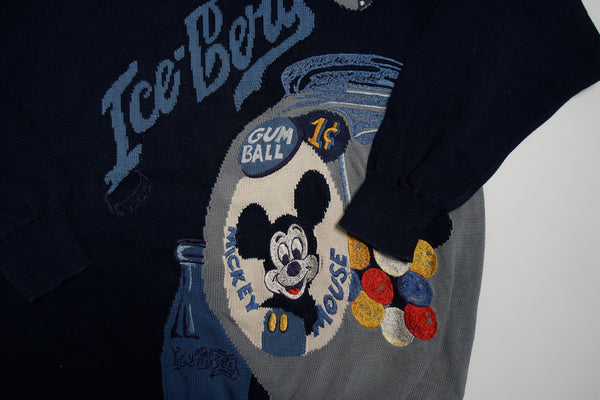 Vintage Iceberg Mickey Mouse Sweater | M