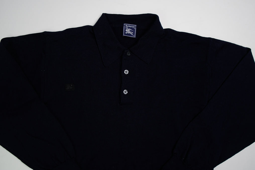 Vintage Burberry Polosweater | M