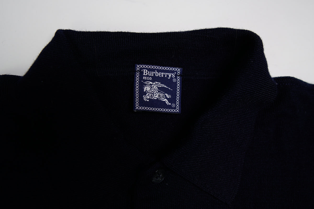 Vintage Burberry Polosweater | M