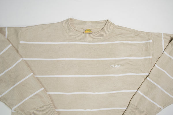 Vintage Camel Knit Sweater | S