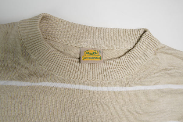 Vintage Camel Knit Sweater | S
